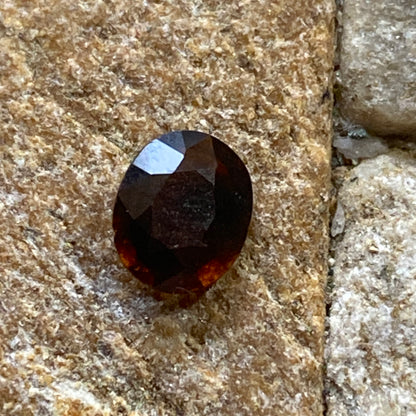 ORANGE  RARE TOURMALINE NATURAL GEMSTONE : JAGODA MINE, MKUSHI, ZAMBIA. 0.47Ct MFG4985