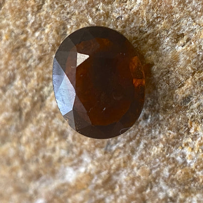ORANGE  RARE TOURMALINE NATURAL GEMSTONE : JAGODA MINE, MKUSHI, ZAMBIA. 0.47Ct MFG4985
