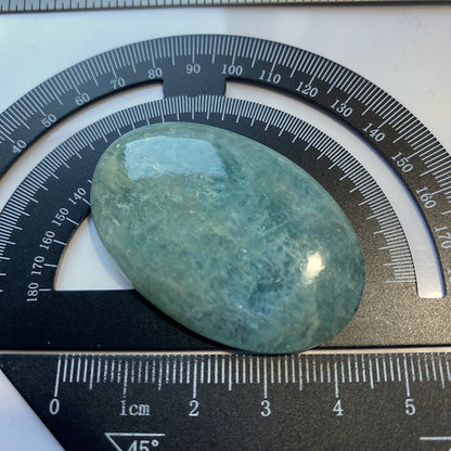 AQUAMARINE BERYL NATURAL LARGE GEMSTONE - MAHAIZA, MADAGASCAR 96Ct MFG5393