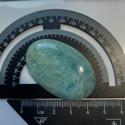 AQUAMARINE BERYL NATURAL LARGE GEMSTONE - MAHAIZA, MADAGASCAR 96Ct MFG5393