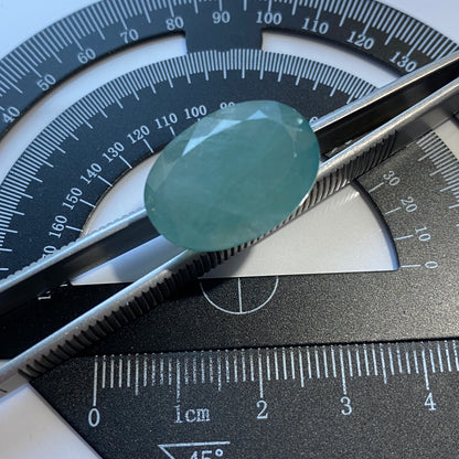 GRANDIDIERITE RARE LARGE GEMSTONE - BEHARA, MADAGASCAR. 21.32Ct MFG5050