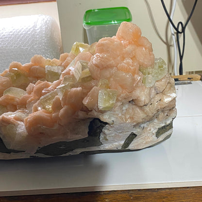 APOPHYLLITE WITH STILBITE - JALGAON, NASHIK, INDIA - MASSIVE   13kg+MF4146