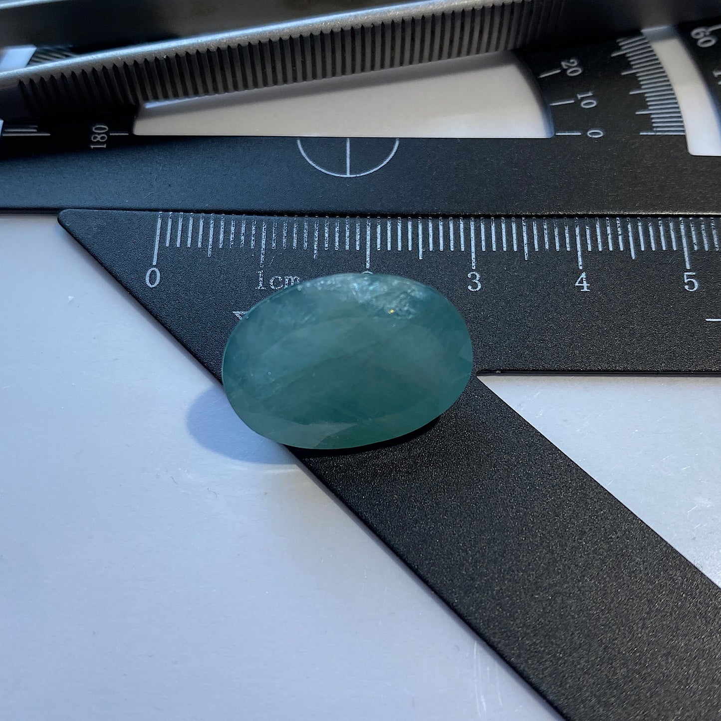 GRANDIDIERITE RARE LARGE GEMSTONE - BEHARA, MADAGASCAR. 21.32Ct MFG5050