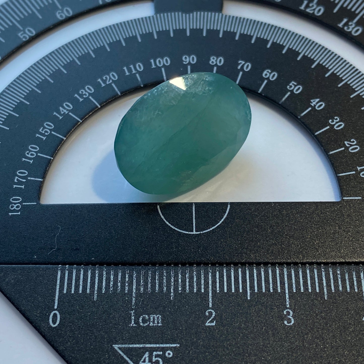 GRANDIDIERITE RARE LARGE GEMSTONE - BEHARA, MADAGASCAR. 21.32Ct MFG5050