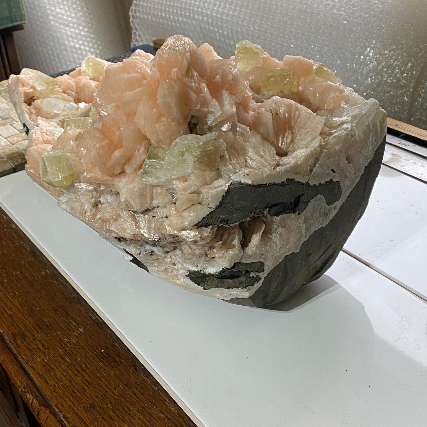 APOPHYLLITE WITH STILBITE - JALGAON, NASHIK, INDIA - MASSIVE   13kg+MF4146