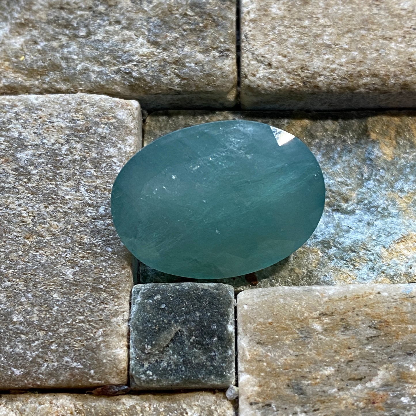 GRANDIDIERITE RARE LARGE GEMSTONE - BEHARA, MADAGASCAR. 21.32Ct MFG5050