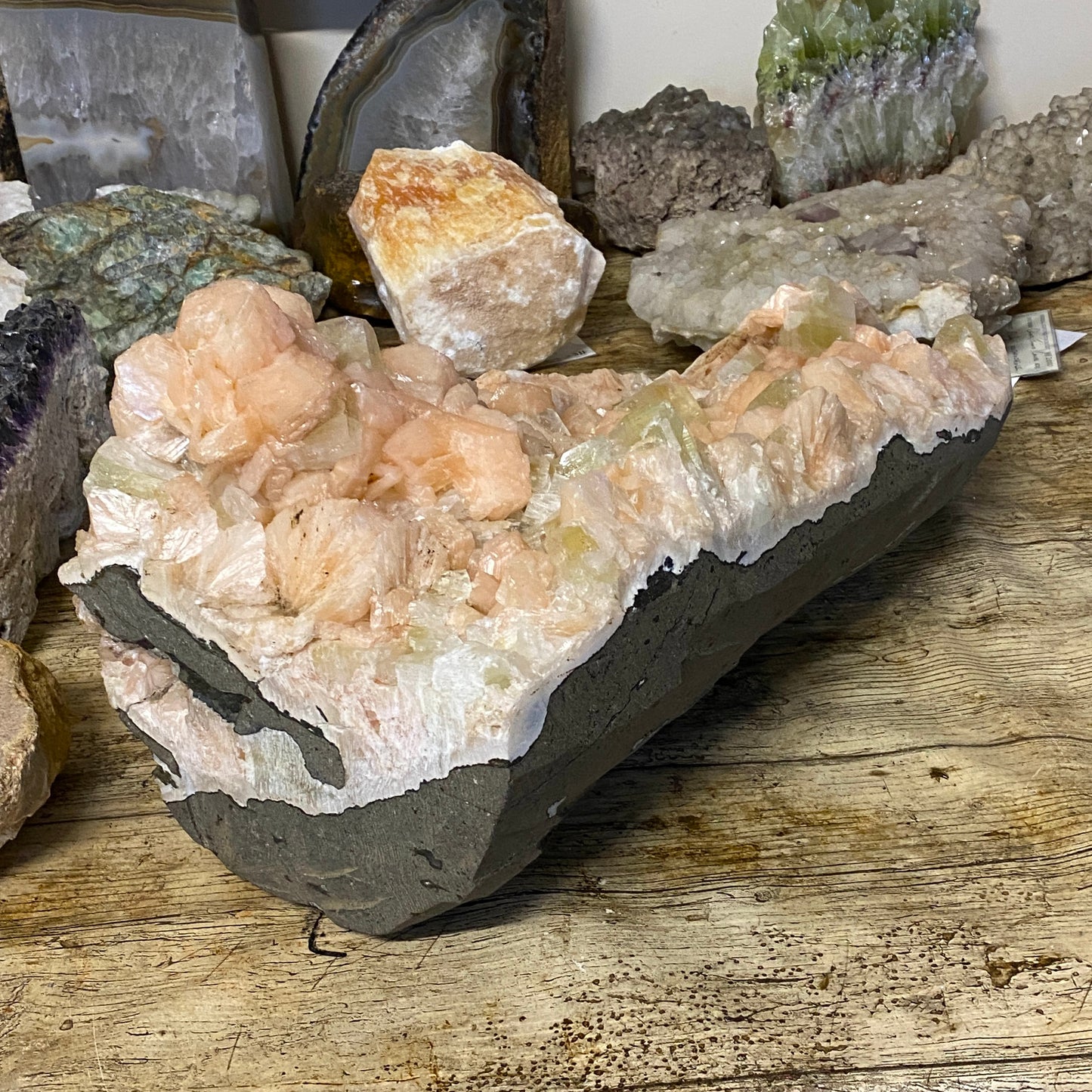 APOPHYLLITE WITH STILBITE - JALGAON, NASHIK, INDIA - MASSIVE   13kg+MF4146