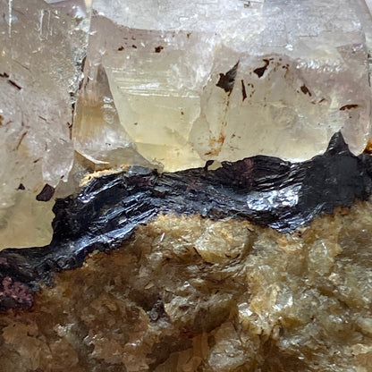 FLUORITE AVEC GALÈNE DE LA MINE ROGERLEY, CO DURHAM, ANGLETERRE. 435g MF6440