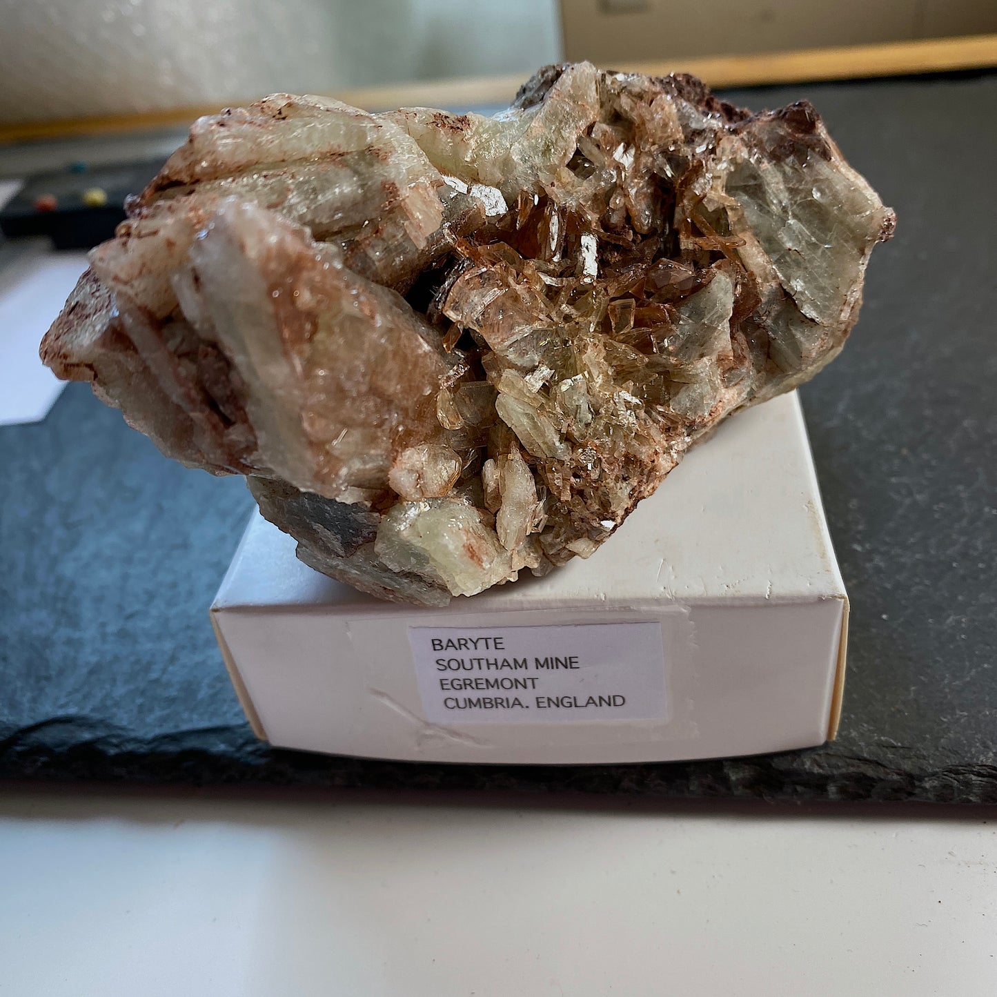 BARYTE, SOUTHAM MINE, EGREMONT, CUMBRIA, ENGLAND 462g MF1859