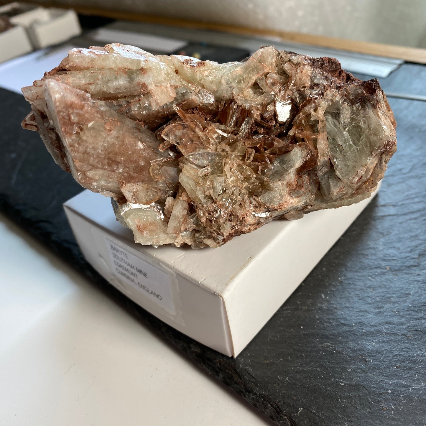 BARYTE, SOUTHAM MINE, EGREMONT, CUMBRIA, ENGLAND 462g MF1859