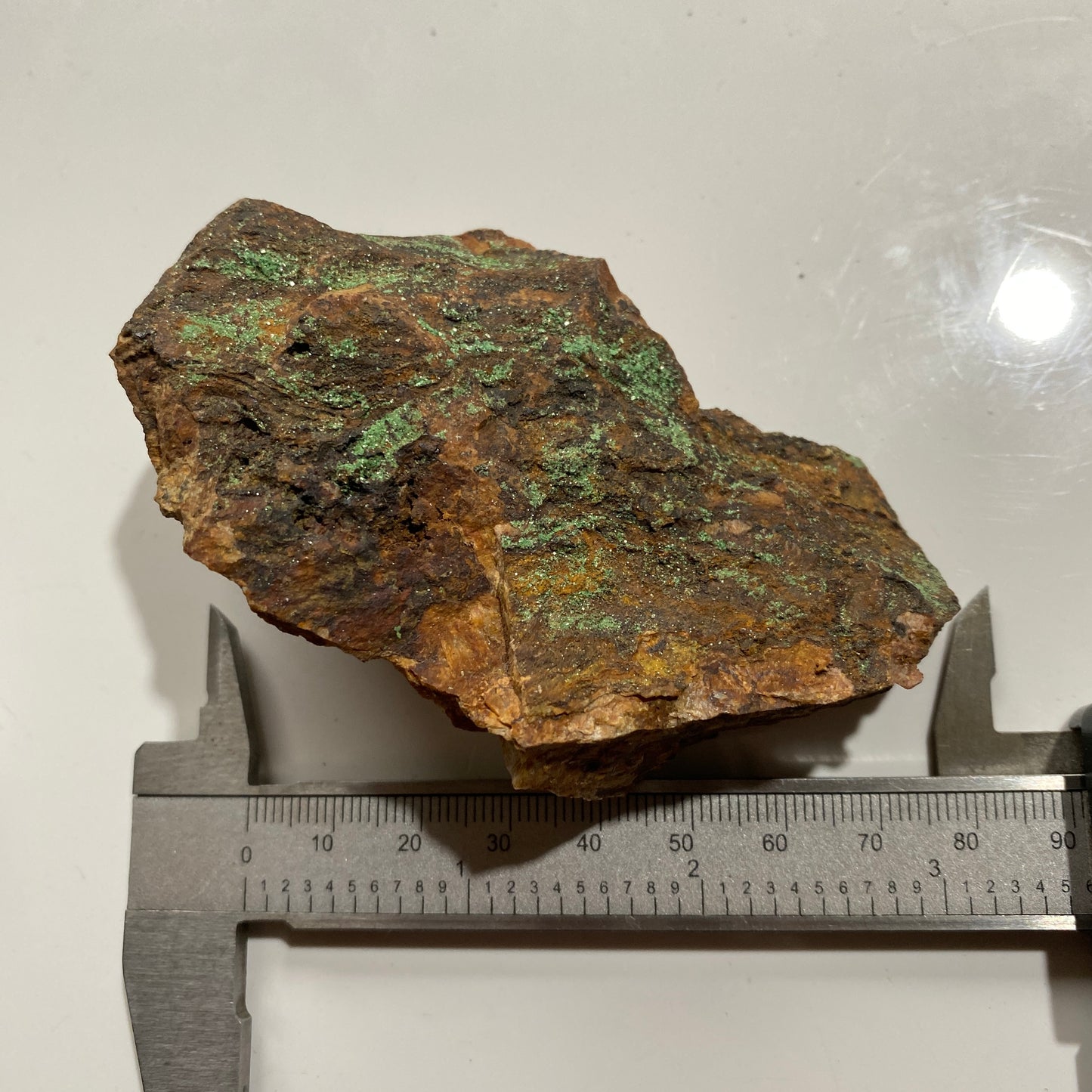 TORBERNITE : SOUTH TERRAS MINE, ST STEPHEN-IN-BRANNELS, CORNWALL. 157g MF5070