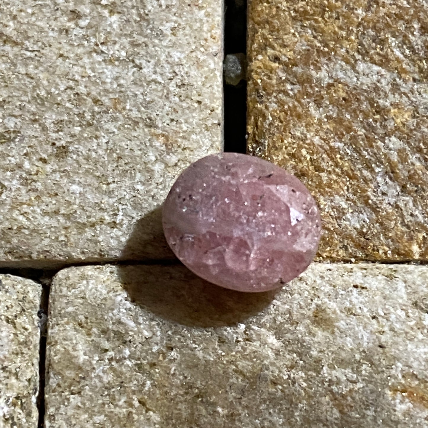 "STRAWBERRY QUARTZ" NATURAL GEMSTONE - CURVELO, MINAS GERAIS, BRAZIL 3.60Ct MFG2215