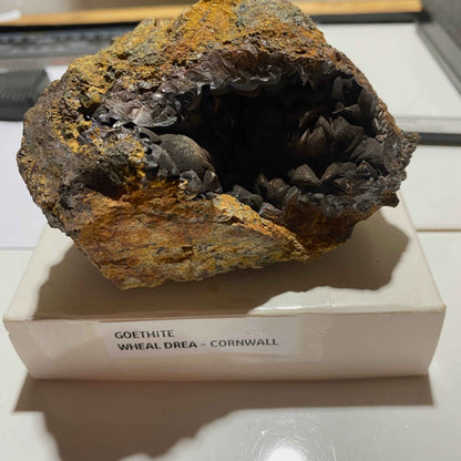 GOETHITE : WHEAL DREA, BOTALLACK, ST JUST, CORNWALL, ENGLAND. 490g MF5074