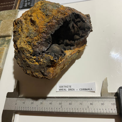 GOETHITE : WHEAL DREA, BOTALLACK, ST JUST, CORNWALL, ENGLAND. 490g MF5074