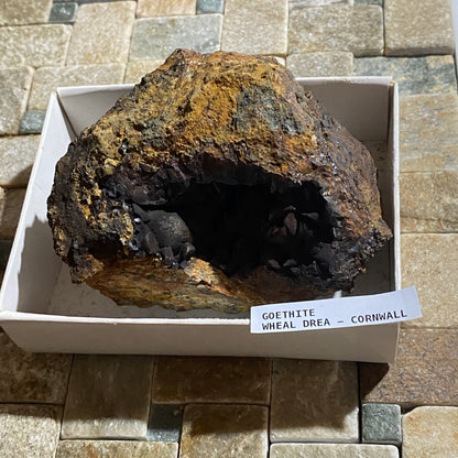 GOETHITE : WHEAL DREA, BOTALLACK, ST JUST, CORNWALL, ENGLAND. 490g MF5074