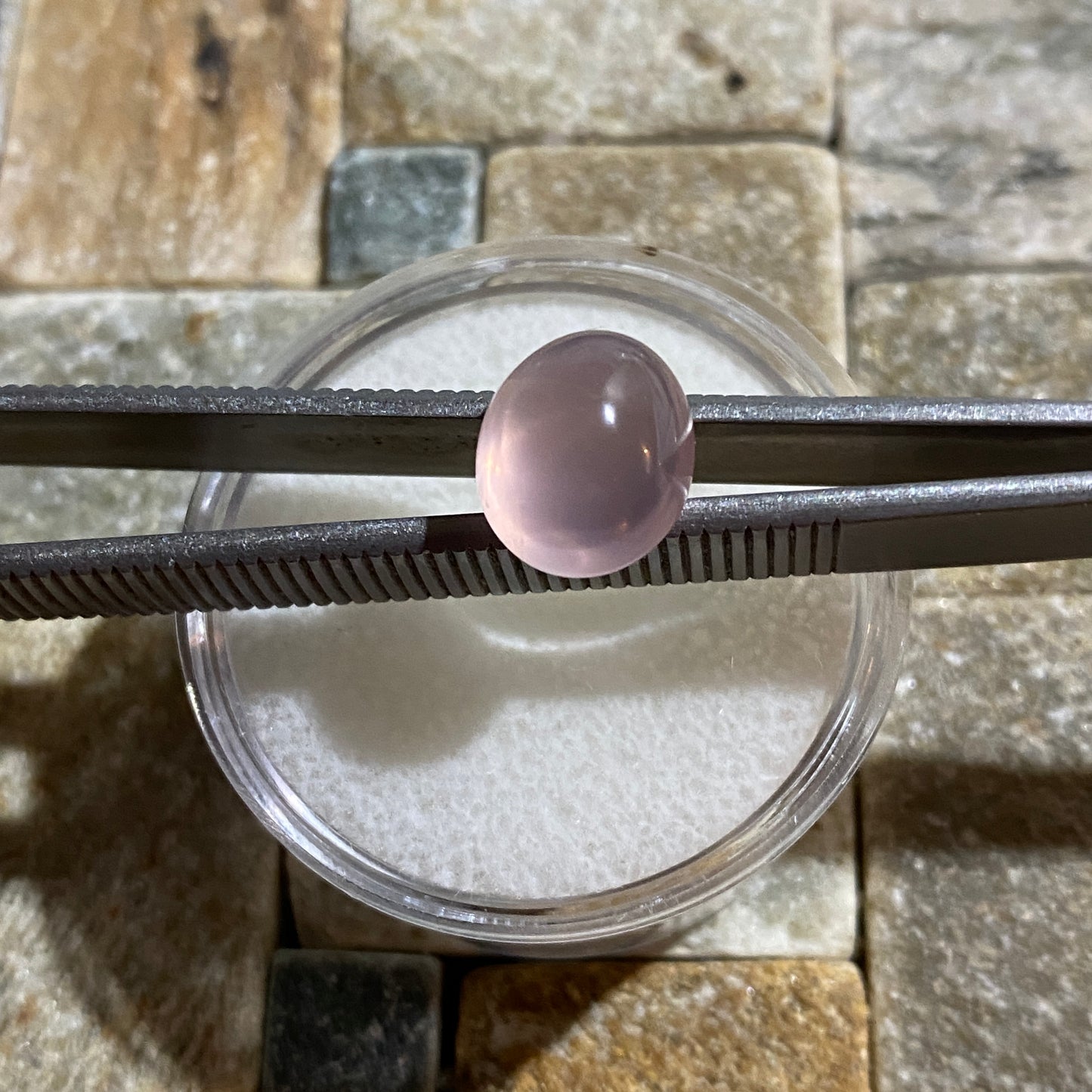 ROSE QUARTZ NATURAL GEMSTONE - TAQUARAL, ITINGA, BRAZIL  5.95Ct. MFG5399