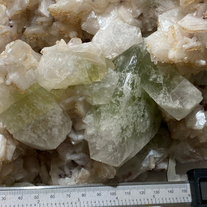 STILBITE WITH FLUORAPOPHYLLITE - JALGAON, INDIA - MASSIVE 6.2kg  MF4151