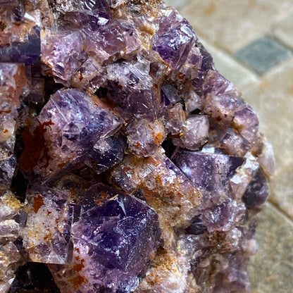 FLUORITE FROM WHEAL BULLER, REDRUTH, CORNWALL 430g MF1863