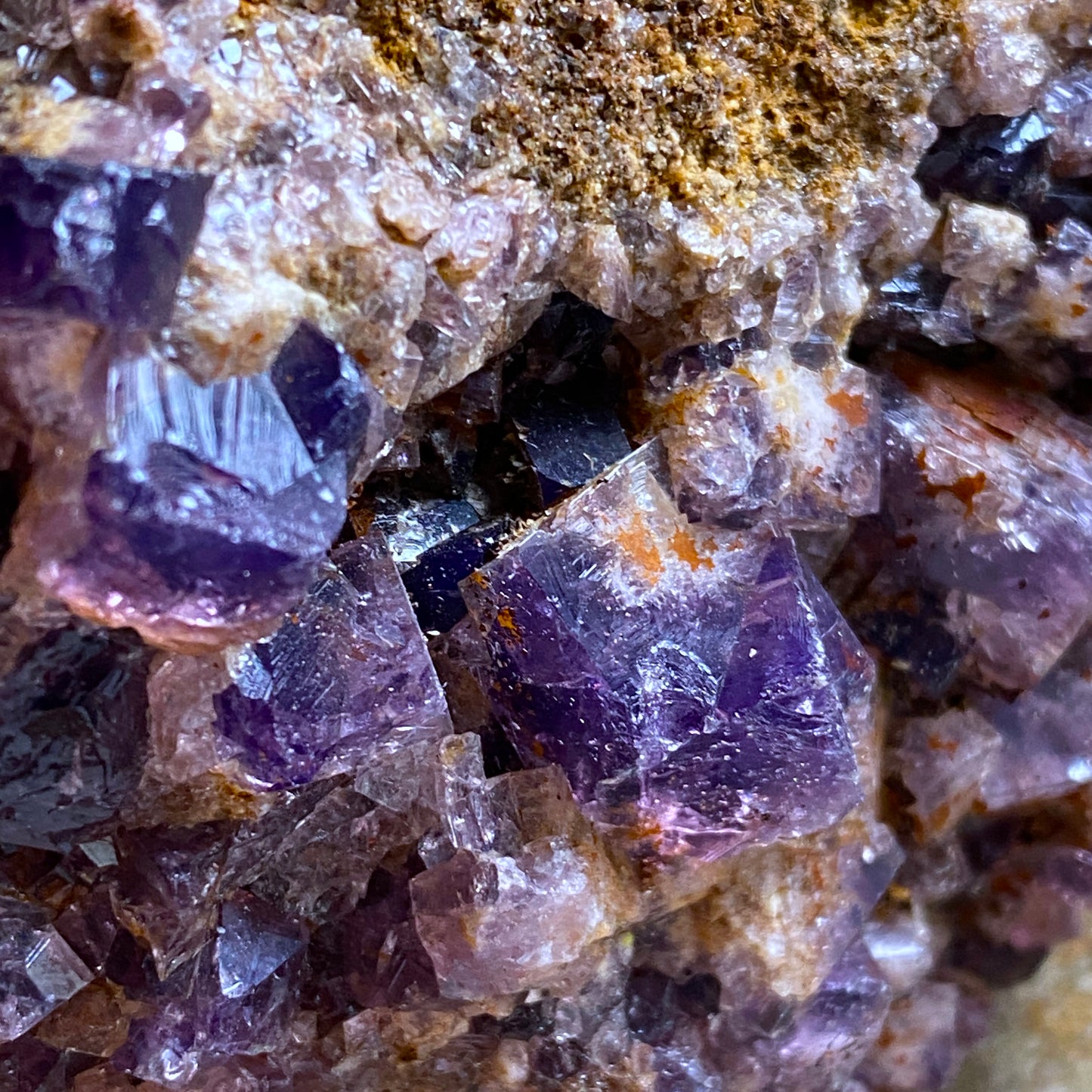 FLUORITE FROM WHEAL BULLER, REDRUTH, CORNWALL 430g MF1863