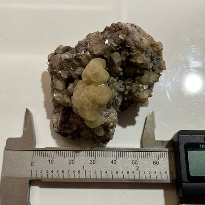 CALCITE/DOLOMITE : WHEAL OWLES, BOTALLACK, ST JUST, CORNWALL  97g. MF5076
