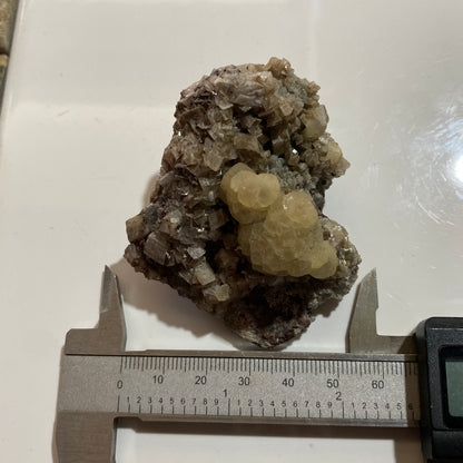 CALCITE/DOLOMITE : WHEAL OWLES, BOTALLACK, ST JUST, CORNWALL  97g. MF5076