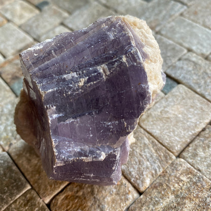 LEPIDOLITE 0N CLEAVELANDITE, TAQURAL, MINAS GERAIS, BRAZIL 186g MF1864