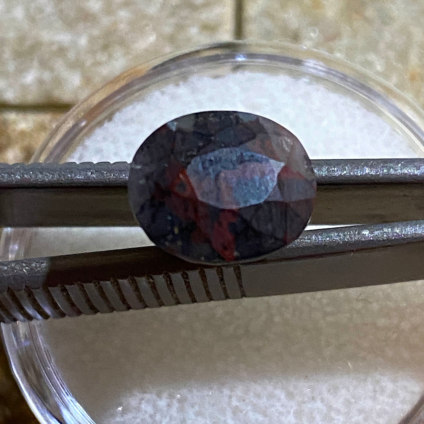 JASPER QUARTZ NATURAL GEMSTONE - DEASE LAKE, BRITISH COLUMBIA, CANADA 3.90Ct MFG5410