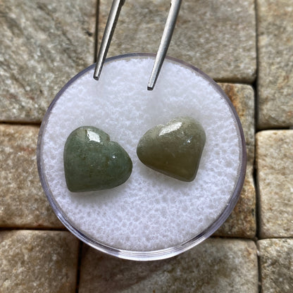 NEPHRITE JADE NATURAL GEMSTONES - DEASE LAKE, BRITISH COLUMBIA 11.80Ct MFG5425