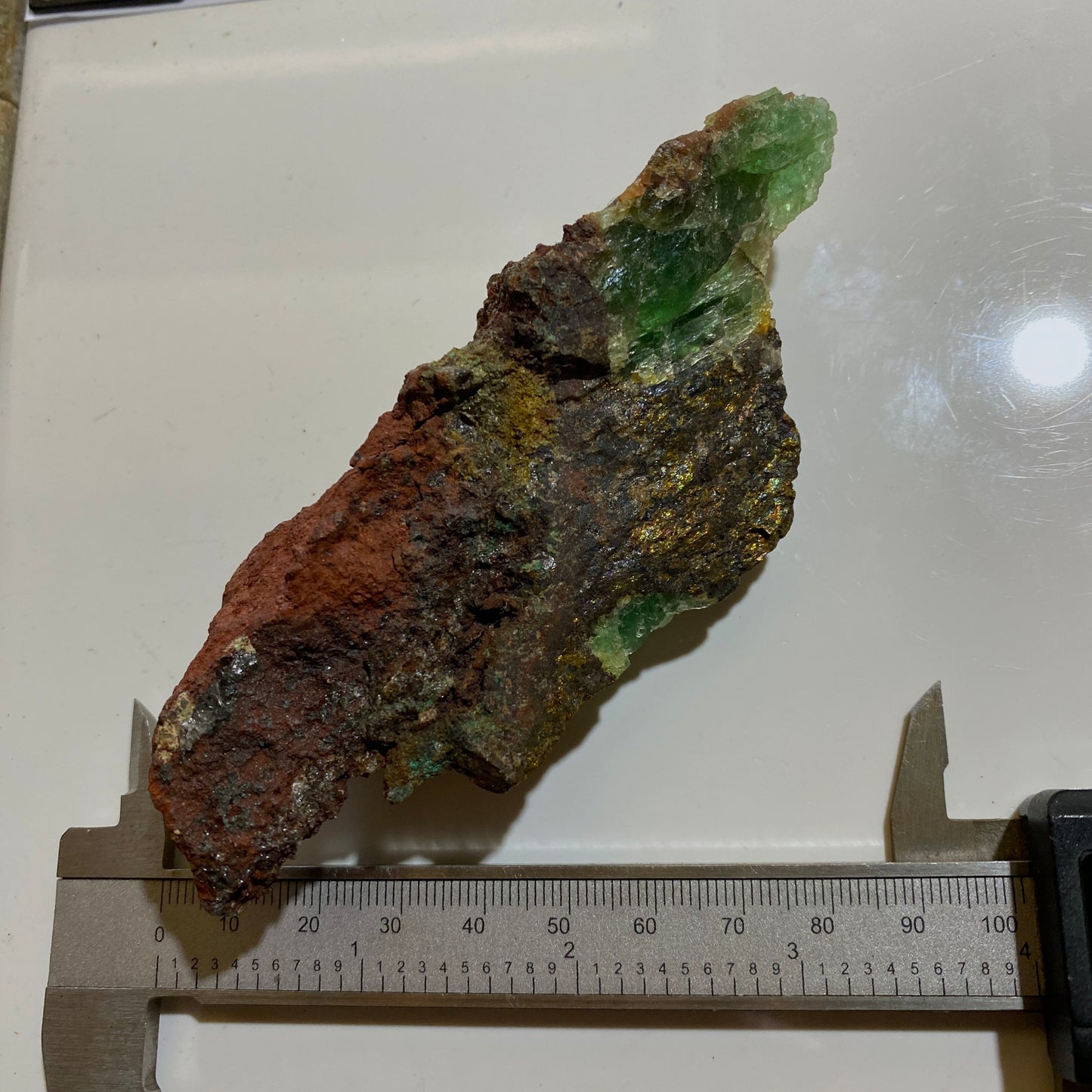 CASSITERITE/CHALCOPYRITE/FLUORITE : LEVANT MINE, ST JUST, CORNWALL. 164g MF5080