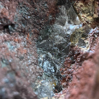 CASSITERITE/CHALCOPYRITE/FLUORITE : LEVANT MINE, ST JUST, CORNWALL. 164g MF5080