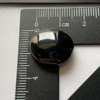 BLACK ONYX QUARTZ NATURAL GEMSTONE - CORONEL MURTA, MINAS GERAIS, BRAZIL 17.60Ct MFG5404