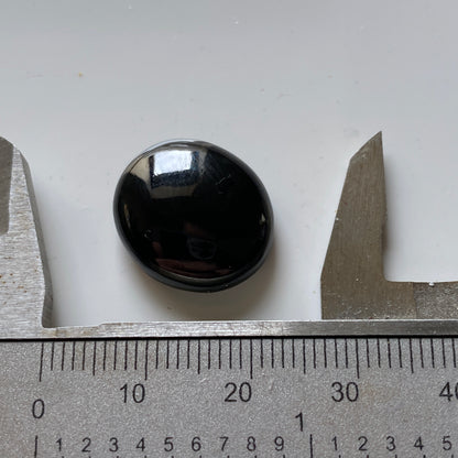 BLACK ONYX QUARTZ NATURAL GEMSTONE - CORONEL MURTA, MINAS GERAIS, BRAZIL 17.60Ct MFG5404