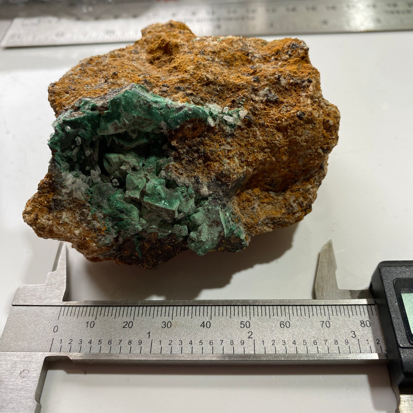 MALACHITE [ETC] - CLIGGA MINE, PERRANZABULOE, CORNWALL  282g MF4157