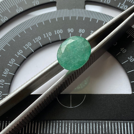 EMERALD BERYL NATURAL GEMSTONE - NDOLA, COPPER BELT, ZAMBIA 5.0Ct MFG5382