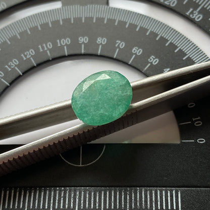 EMERALD BERYL NATURAL GEMSTONE - NDOLA, COPPER BELT, ZAMBIA 5.0Ct MFG5382