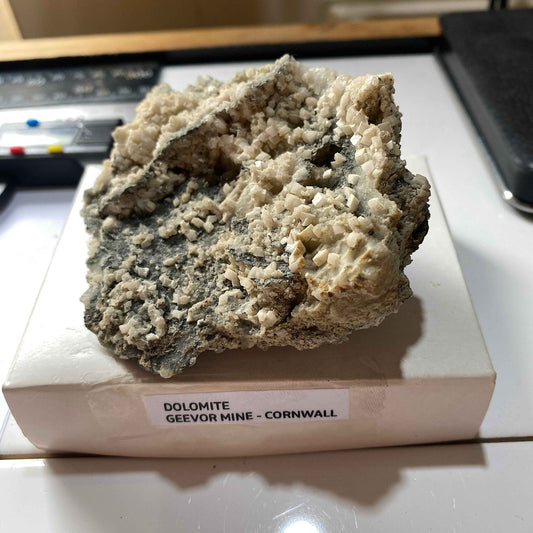 DOLOMITE :CORONATION LODE,  GEEVOR MINE, PENDEEN, ST JUST, CORNWALL 178g MF5086