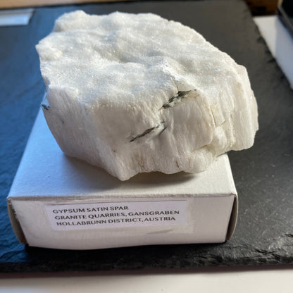 SATIN SPAR GYPSUM FROM GRANITE QUARRIES, AUSTRIA 246g MF1912