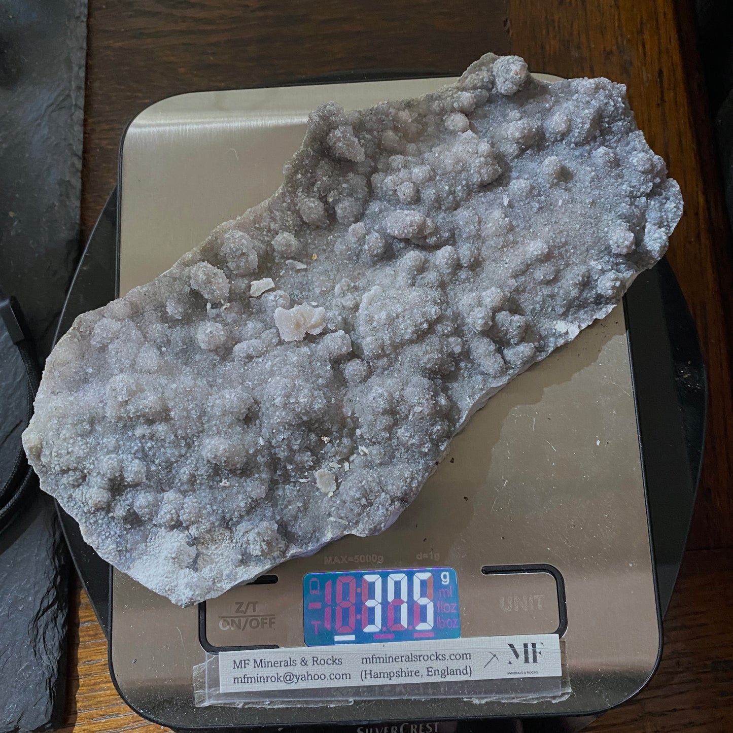 CHALCEDONY FROM PATHARDI, NASHIK, MAHARASHTRA, INDIA 375g MF4160