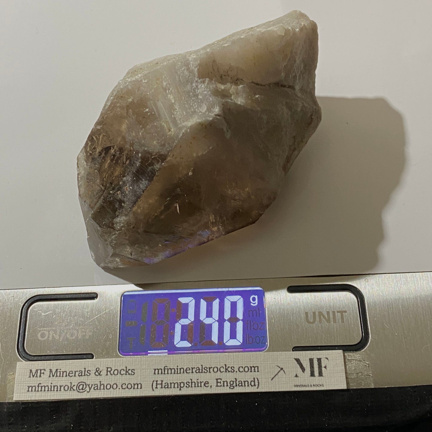 SMOKE QUARTZ CRYSTALLINE SPECIMEN, BRAZIL 242g MF1477