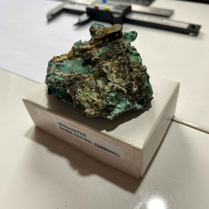 BROCHANTITE : WHEAL HAZARD, BOTALLACK, ST JUST, CORNWALL, 57g MF5088