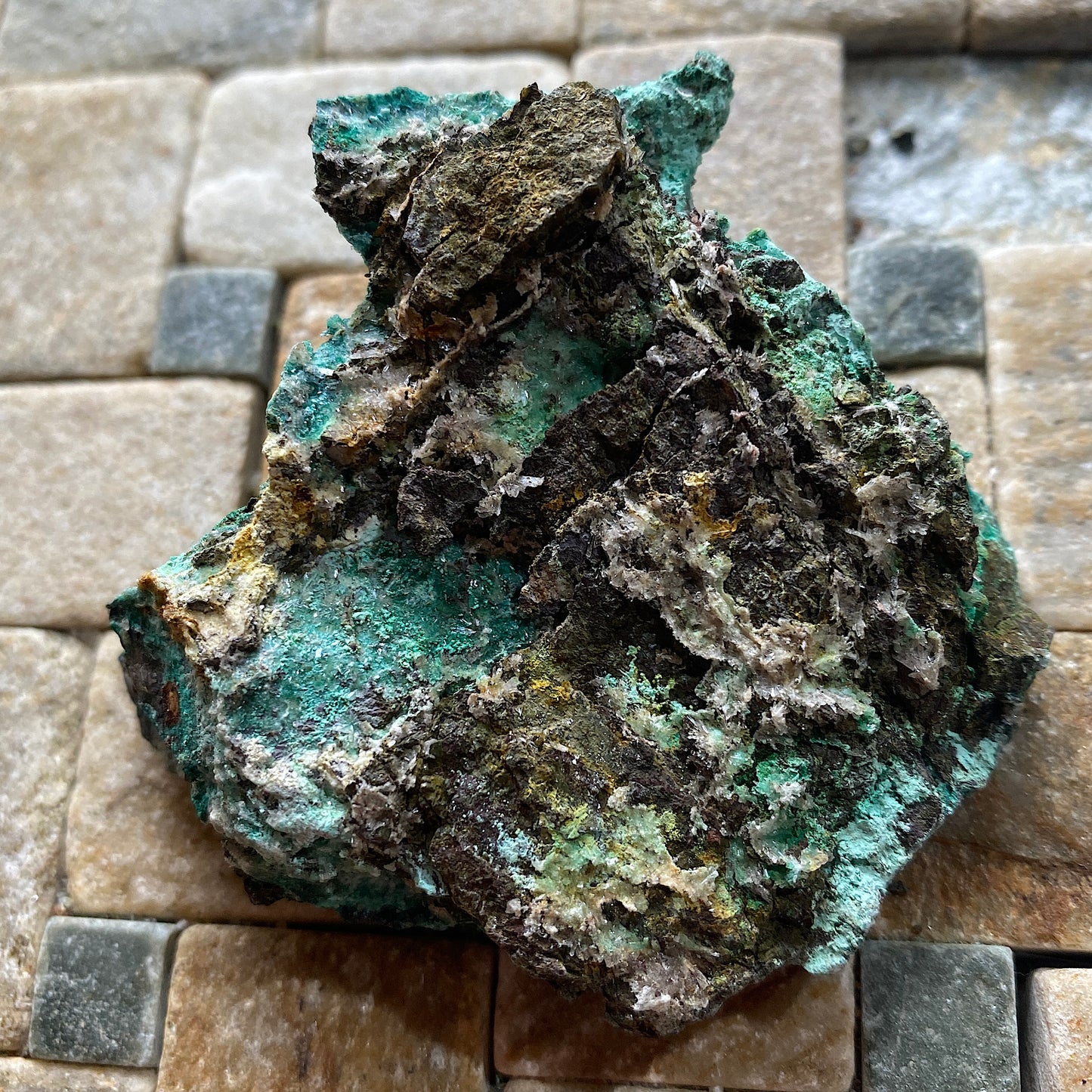 BROCHANTITE : WHEAL HAZARD, BOTALLACK, ST JUST, CORNWALL, 57g MF5088