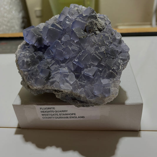 FLUORITE FROM HEIGHTS QUARRY, WESTGATE, STANHOPE, CO. DURHAM  479g MF4162