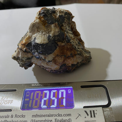 GALENA WITH HYDROZINCITE ETC MACHEN QUARRY, WALES 265g MF1426