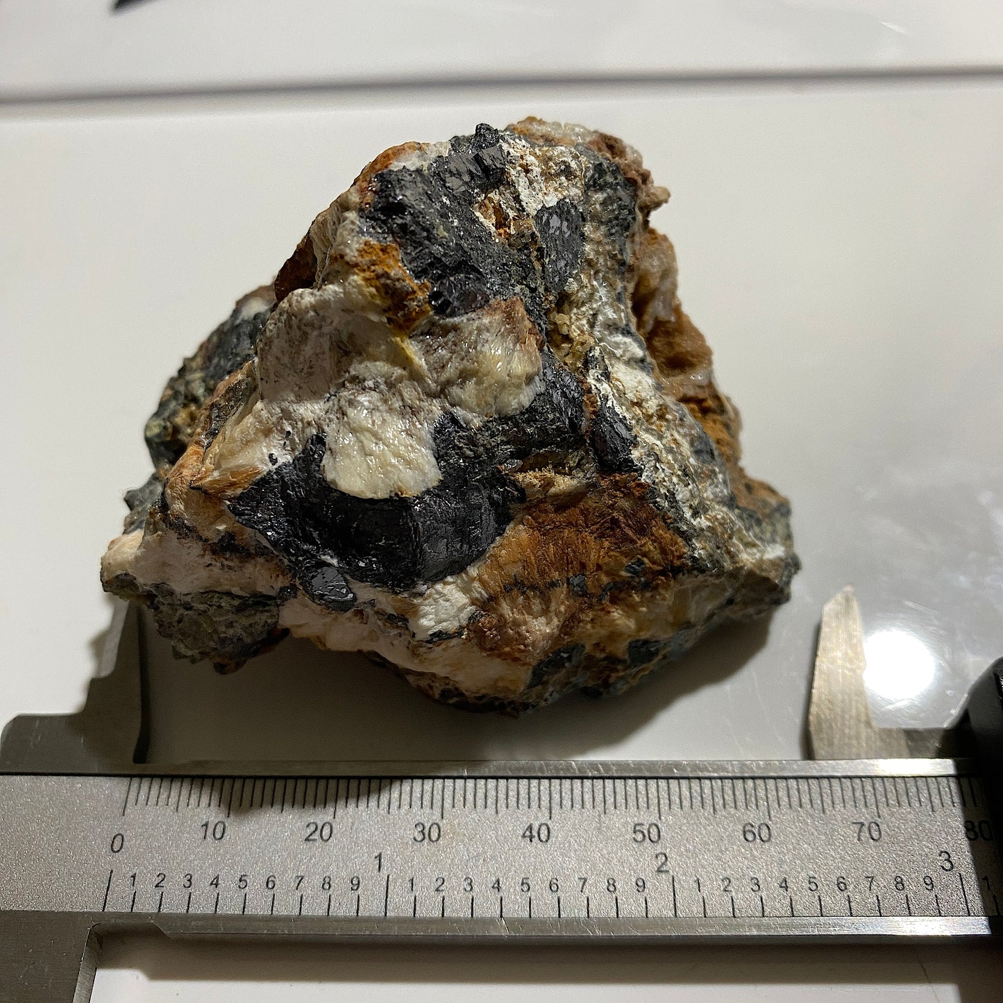 GALENA WITH HYDROZINCITE ETC MACHEN QUARRY, WALES 265g MF1426