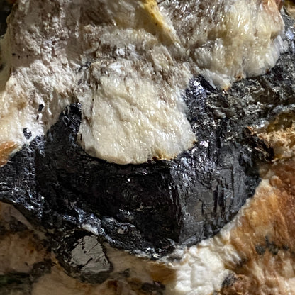 GALENA WITH HYDROZINCITE ETC MACHEN QUARRY, WALES 265g MF1426