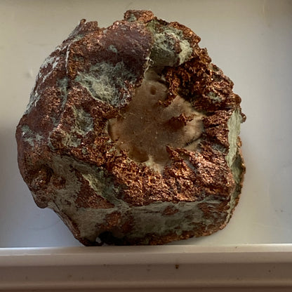 NATIVE COPPER AFTER ARAGONITE, CORA CORA MINE, BOLIVIA