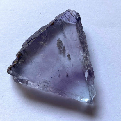 TRANSPARENT FLUORITE : TUBUSSIS FARM, DAURES AREA, ERONGO, NAMIBIA  18g. MF5091