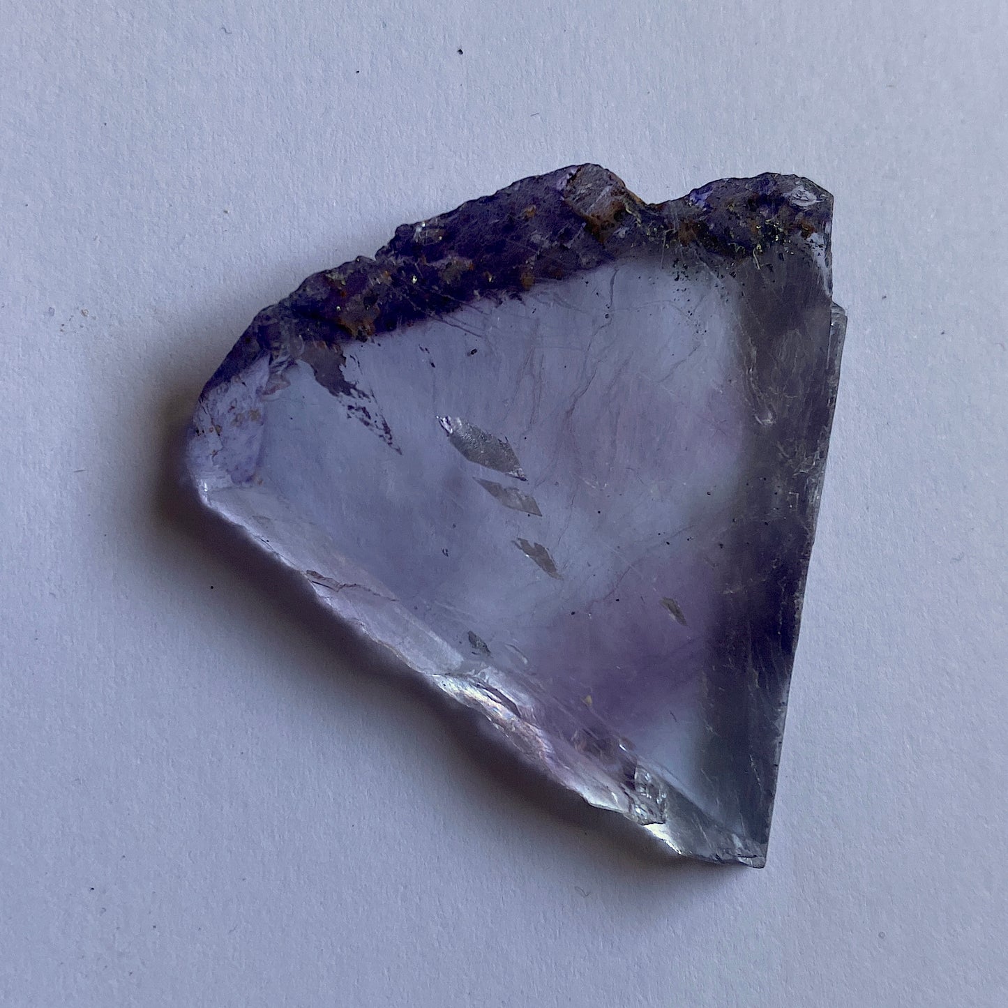 TRANSPARENT FLUORITE : TUBUSSIS FARM, DAURES AREA, ERONGO, NAMIBIA  18g. MF5091