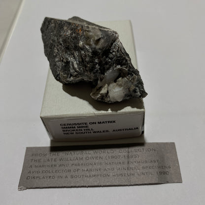 CERUSSITE FROM 3MMM MINE, BROKEN HILL, AUSTRALIA 82g MF1420