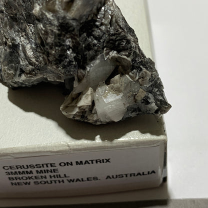 CERUSSITE FROM 3MMM MINE, BROKEN HILL, AUSTRALIA 82g MF1420